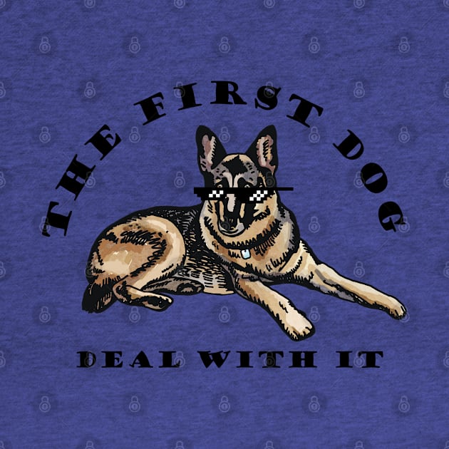 The First Dog White House Pet by okpinsArtDesign